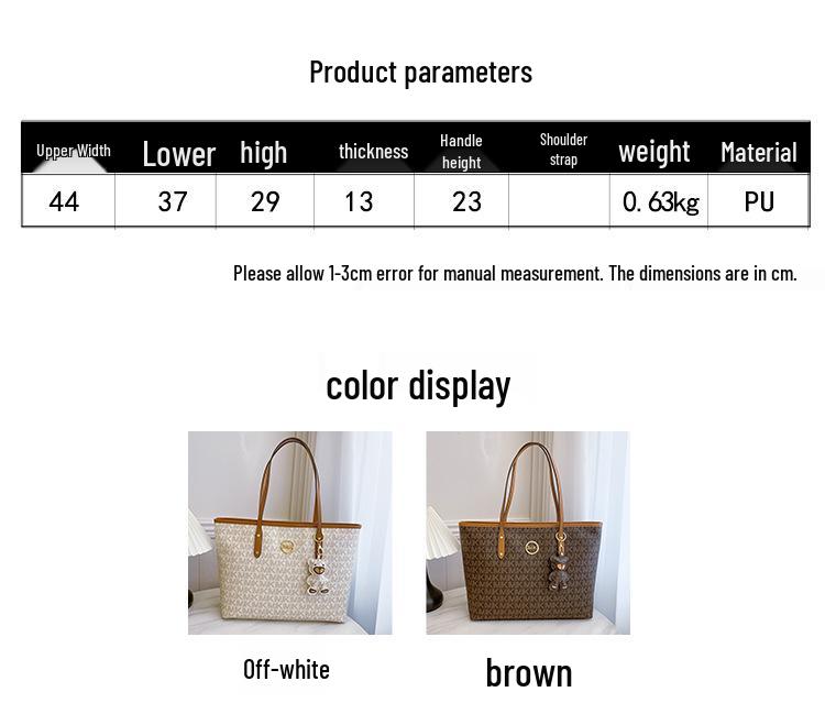 2025 Trendy Retro Women's Tote: Versatile, Large Capacity Shoulder Handbag