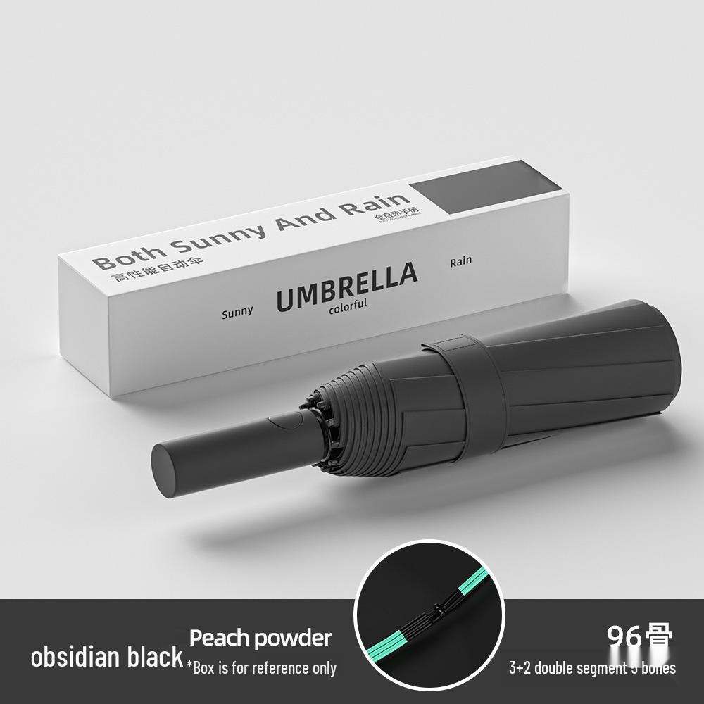 Роскошный полностью автоматический складной зонт для женщин и мужчин — солнцезащитный, защитный и рекламный зонт для бизнеса.