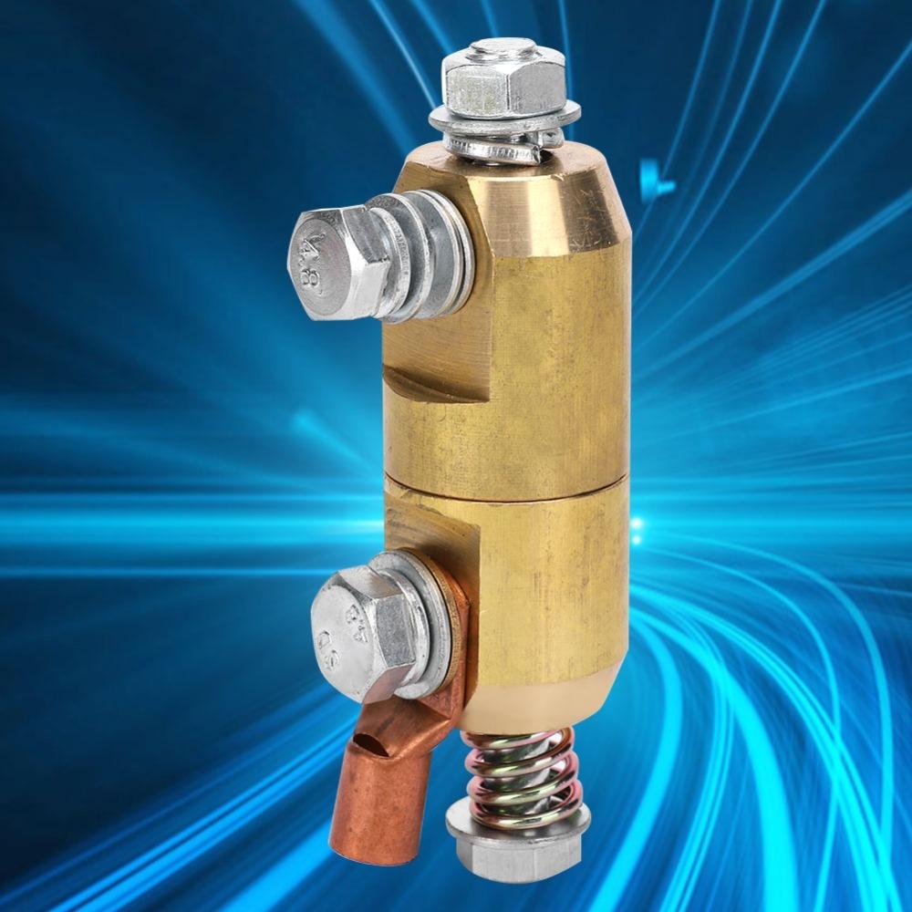 360 Degree Rotating Welding Ground Clamp Brass Construction Earth Connecting Clamp Repair Station