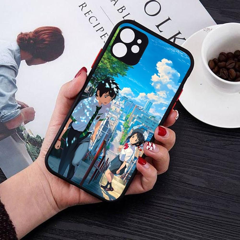 Your Name Phone Case For IPhone 14 11 12 13 Mini Pro Max 8 7 Plus X XR XS MAX Translucent Matte Cover
