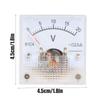 91L4 Pointer Type DC Voltmeter Square Analog Panel Voltage Gauge Voltage Meter  Generator