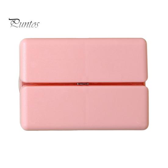 Органайзер для таблеток, складная магнитная коробочка для таблеток с 7 отделениями, прочные прозрачные крышки без запаха, коробка для ежедневной организации таблеток