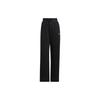 Neo Solid Color Casual Straight Leg Sports Pants Women Bottoms Black HM9554