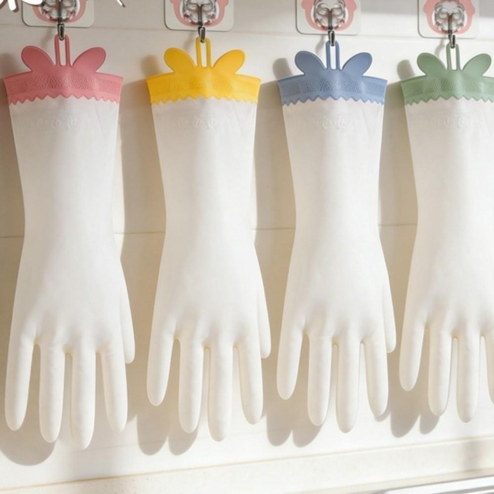 Non-Slip Waterproof Gloves Hanging Cleaning Gloves Reusable Household Gloves Scrubbing Pots