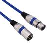 XLR Male To Female Plug Balance 3pin Microphone MIC Audio Cable 1meter
