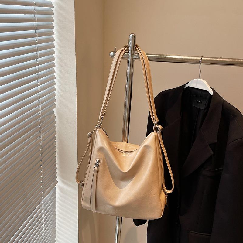 Сумка большой вместимости женская универсальная новая повседневная модная на плечо, мессенджер, рюкзак, сумка-тоут для поездок