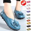 Женская мода, туфли на плоской подошве без шнуровки с цветочным принтом, летние дышащие повседневные туфли, женские мокасины, пантуфли Chaussures