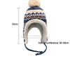 Retro Warm Hat Autumn Winter Ski Cap Fashion Knitted Hat  for Women
