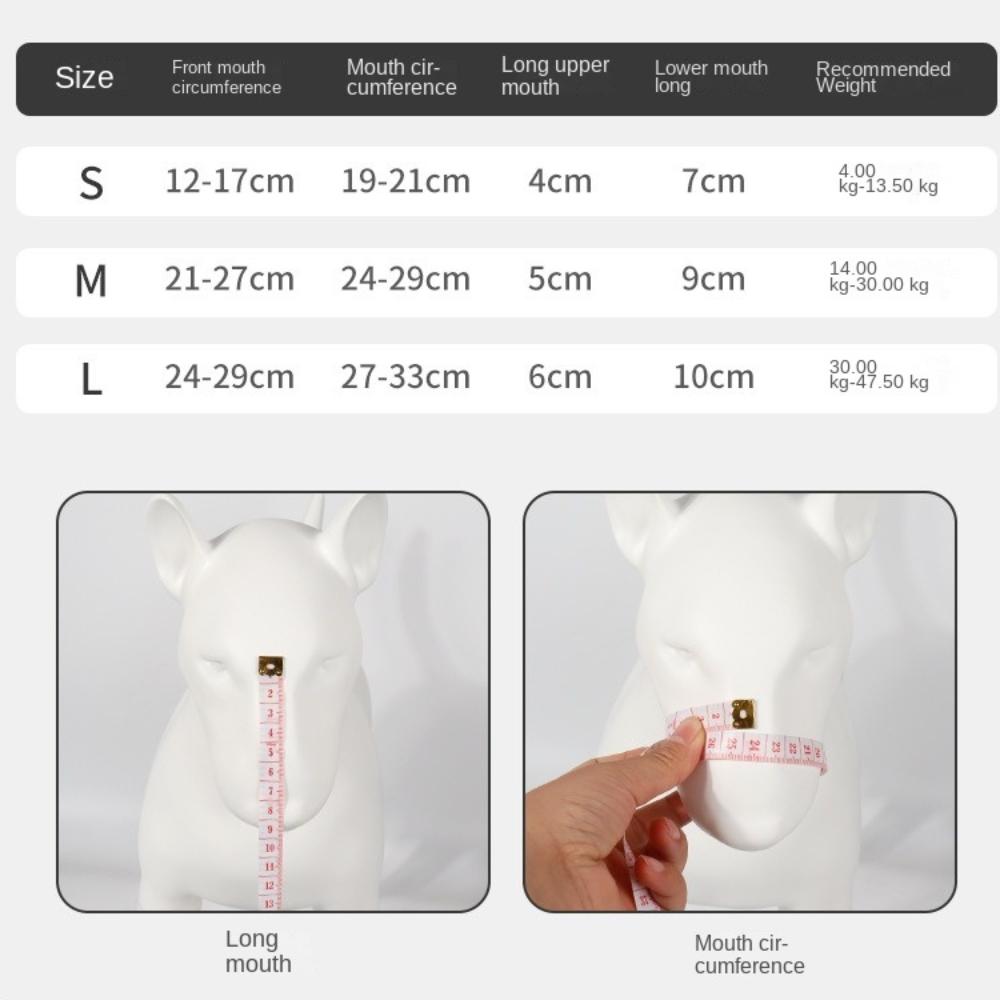 Prevent Biting Barking Dog Mouth Cover Adjustable Mouth Guard New Mesh Dog Muzzle  for Most Dog