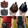 Durable Leather Retro Belt Pouch Viking Style Festival Accessory Coin Purse Medieval Design Waist Bag Cosplay Event