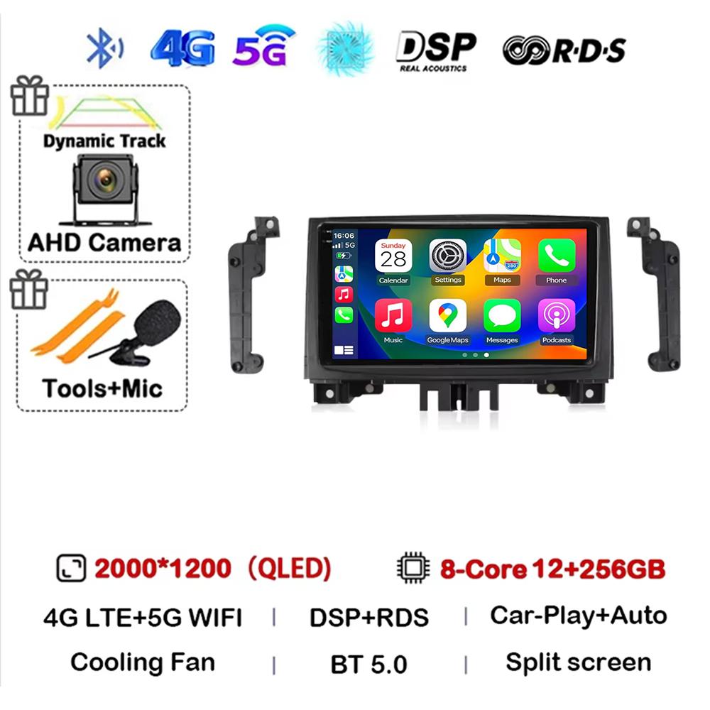 Android 14 qled для vw Craft для Mercedes Benz Sprinter 2006-2016 радиоприемник для автомобилей Android Carplay Auto 4G Wi-Fi Navegação GPS