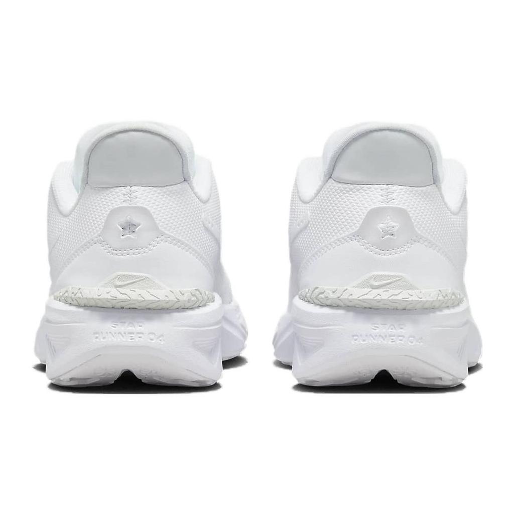 Nike Детские кроссовки Star Runner 4 GS Triple White Pure-Platinum DX7615-100