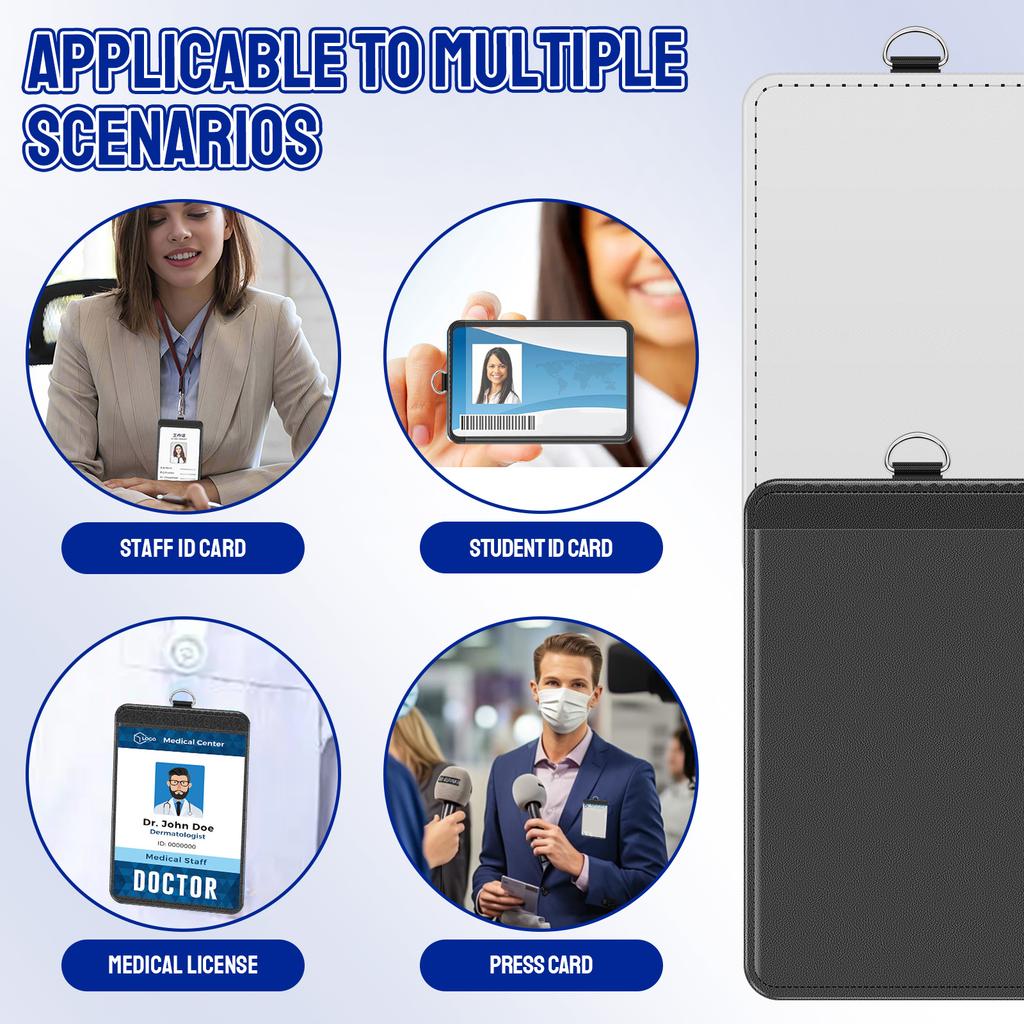 Name Card Holder Keychain Nurse Accessories Badge Holder ID Card Holder Neck Strap Student Doctor Business Card Holde Key Holder