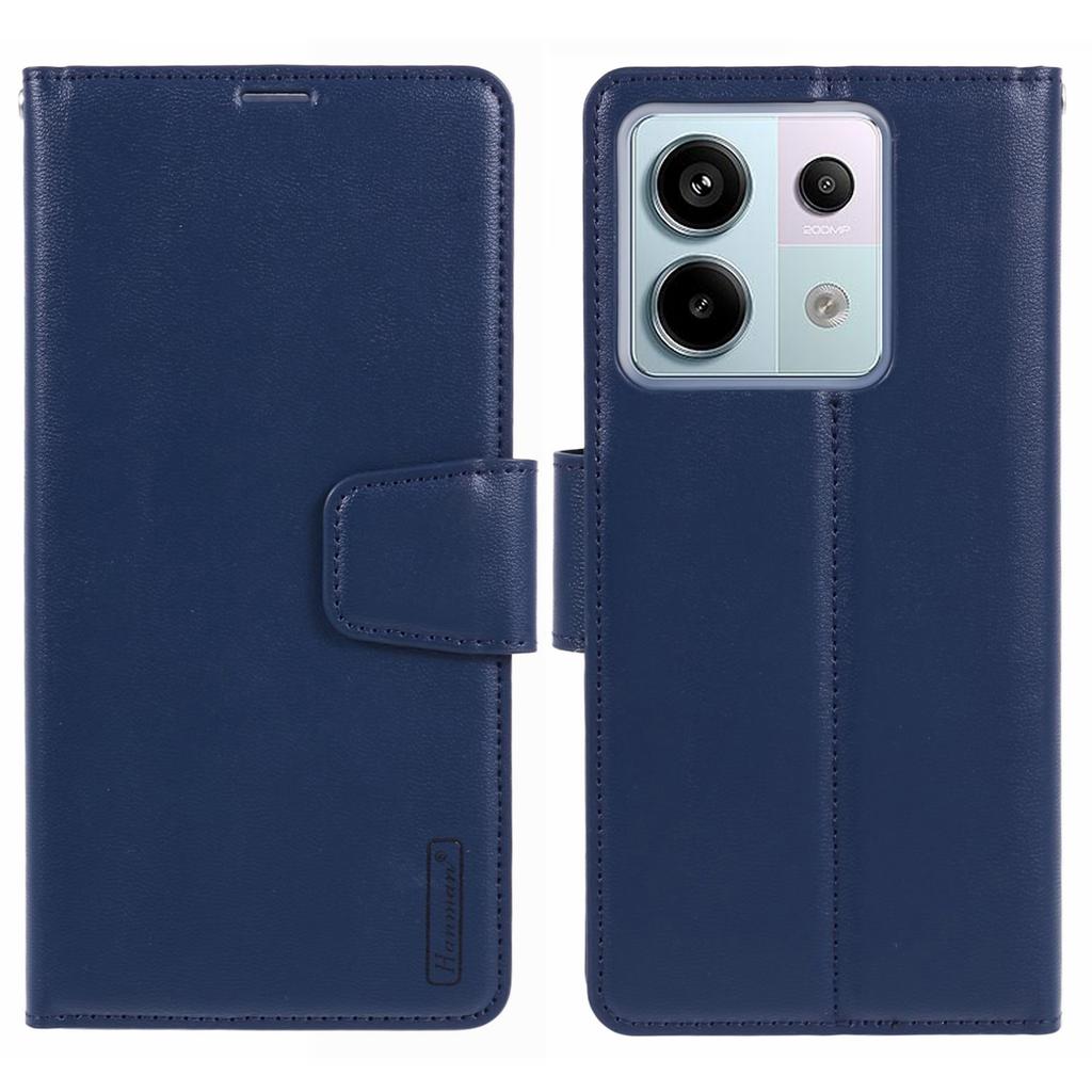 HANMAN Серия Mill для Xiaomi Redmi Note 13 Pro 5G/Poco X6 5G Чехол PU кожаный чехол для телефона кошелек