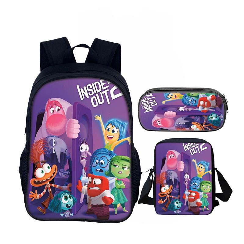 Школьный рюкзак Inside Out 16 дюймов, набор, полиэстер, для детей и подростков