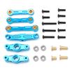 Aluminum Alloy Ball Bearing Crank Steering Set for Tamiya TT02 110 RC Car Upgrade Parts