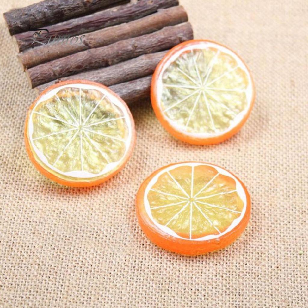 Поддельные ломтики фруктов, для декора