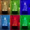 Stylish Poppy Playtime Huggy Wuggy Night Light 3d Led Lamp With 7 Colors For Living Room Decor