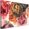 Canvas Print, Peonies Bouquet of Colourful Flowers