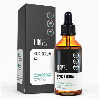 Сыворотка ThriveCo для роста волос 2.0, Клинически доказано уменьшает выпадение волос и стимулирует рост волос Redensyl,,Легкая, Нелипкая, Для унисекс 30 мл