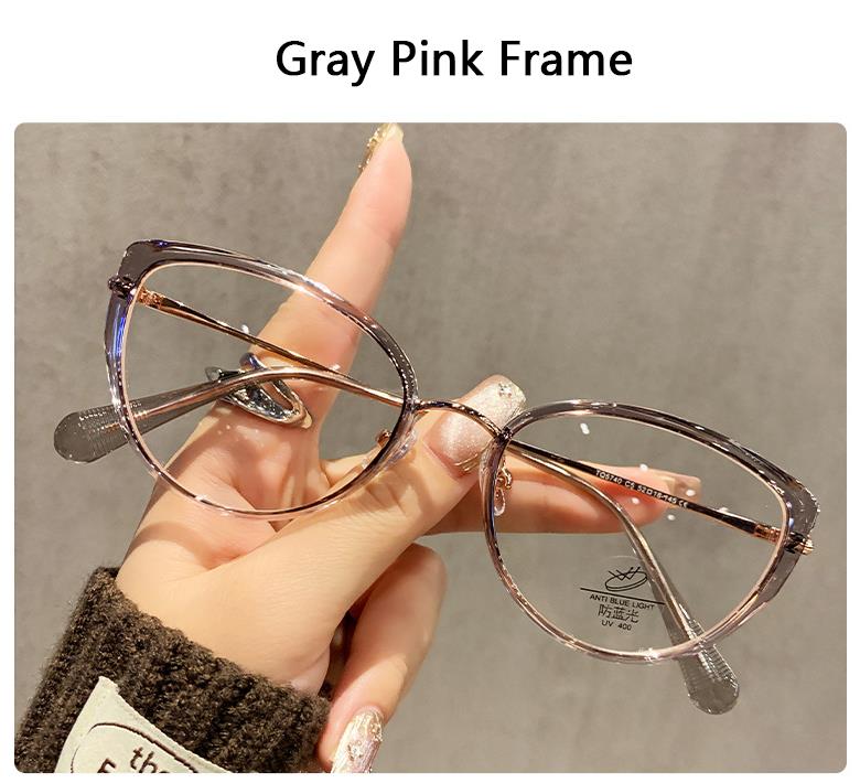 Luxury Women'S Cat Eye Anti-Blue Light Reading Glasses Europe-America Fashion  Daily Use Korean Style Glasses