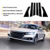6 шт. Глянцевая Пост Черная Стойка 2018- Подходит для Honda Accord Накладка на Стойку Окна Двери