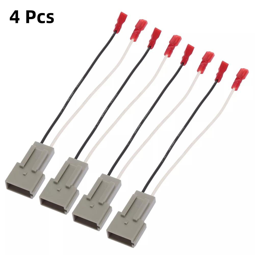4 PCS x Speaker Connector Harness Adapter For Mercury Topaz Tracer Cougar Navajo