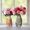 Cute Polka Dot Cat Vase Multicolor Tiny Animal Flower Vase Decorative Bottles  Home