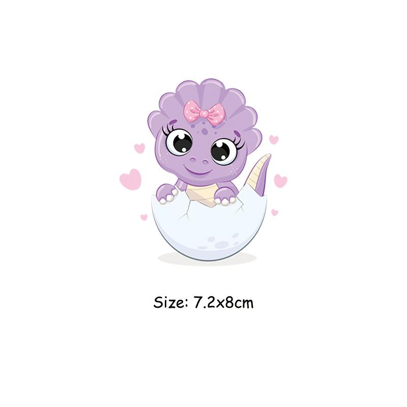 Термальная наклейка с милыми животными на одежде для кукол, детская одежда, наклейка «сделай сам», Parches Ropa, термопереносные нашивки, олень, единорог