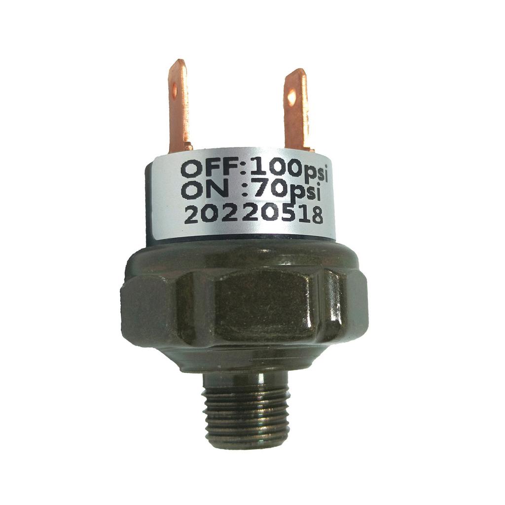 Реле давления воздуха, тип крепления на баке 1/4 дюйма NPT 145-175 фунтов на квадратный дюйм/1/8 дюйма NPT 70-100 фунтов на квадратный дюйм 12/24 В для поезда/воздуха