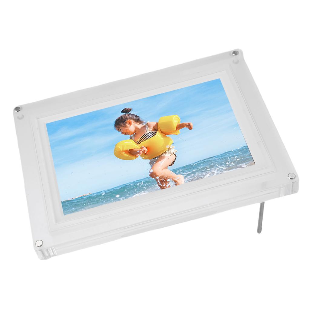 10,1-дюймовая цифровая фоторамка акриловая USB2.0 электронная фоторамка видео-аудиоплеер со светодиодной подсветкой 8 ГБ памяти для