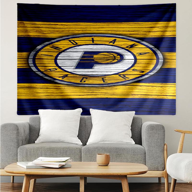 Pacers Basketball Team  Quick-Dry Tapestry Hanging for Bedroom,Livingroom, Playroom,Decor Art Room Wall Tapestry Holiday and Birthday Gifts