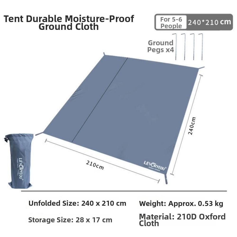 Износостойкий Водонепроницаемый Тент для Пола Палатки Утолщенная Ткань Оксфорд Пляжный Тент
