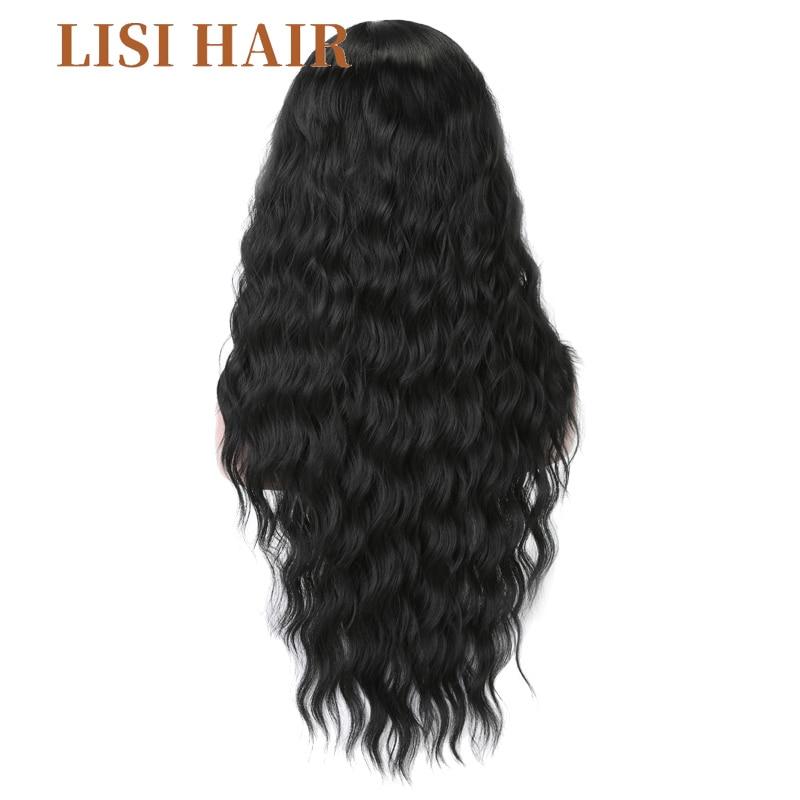XINRAN Long Water Wave Hairstyle Wigs For Women Synthetic Hair High Temperature Fiber Average Size