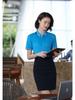 High Quality  Summer Short Sleeve Solid Classic Shirts Business Staff Company Uniform T-shirt YG-003