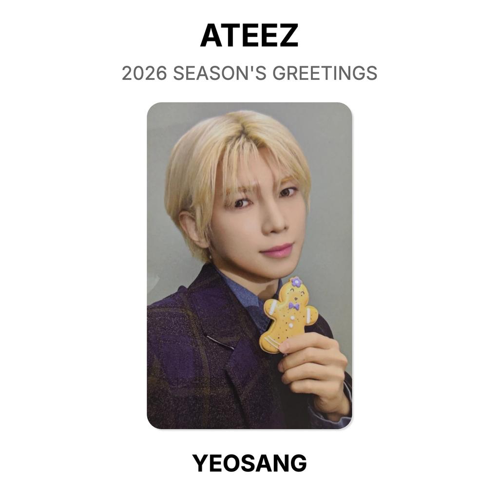 ATEEZ ПОЗДРАВЛЕНИЕ С СЕЗОНОМ 2026 Официальная фотокарточка