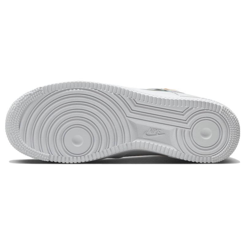 Nike Air Force 1 Low "Multi Swoosh" White Black Sneakers FN7807-100