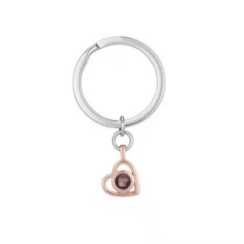 Custom Engravable Heart Pendant Projection Necklace for Thanksgiving, Christmas & Valentine's Day - Waterproof & Dustproof Limited Edition