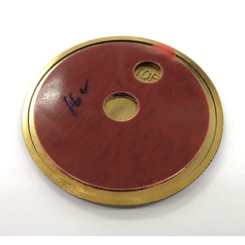 YAMAHA Genuine Yamaha Tuning Fork Logo Emblem Sticker Aluminum Coating Gold Black Diameter 45mm