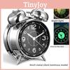 Modern Quartz Alarm Clock For Adults With Loud Night Light Design Dual Bell Design