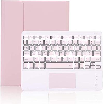 Клавиатура для iPad Air M2 2025, совместимая с iPad Air с подставкой для Apple Pencil и полностью розовая 11-дюймовый 2024/M3 чехол, 4/Air 5, тачпад, хранилище, функциональная,
