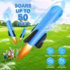 Foam Rocket Launcher Toy Set For Kids Outdoor Birthday Gifts – 3 Soft Rockets Per Launcher Shoots Up To 50 Feet