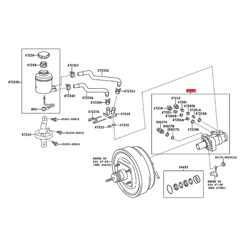 QM-47207-37060 Главный тормозной цилиндр для Toyota Dyna 250 400 Land Cruiser Prado 4Runner 2002-2010 Тормозной насос в сборе Запчасти