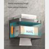 Punch-free Toilet Paper Holder Multifunctional Tissue Hanger Durable Storage Rack  Household