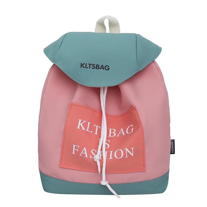 Stylish Kindergarten Backpack For Kids With Trendy Color Block Design And Spacious Capacity