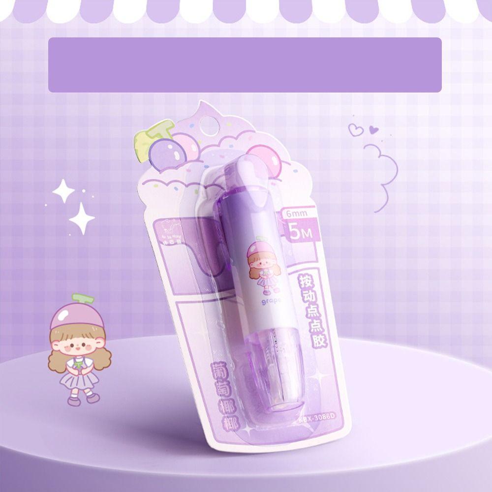 Двусторонняя клейкая лента с нажимом Канцелярские принадлежности Точечный клей Роликовые ленты Точечный клейкий скотч Клей для студентов