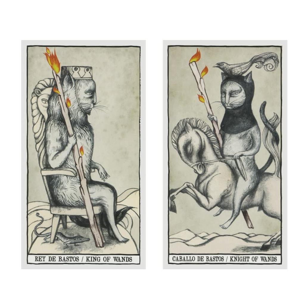 Kancharo Набор карт Таро включает японские карты Таро, инструкции, мешочек, 78 карт (Таро Кошек) - & (аутентичный)