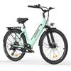 HillMiles MileCity 1 Взрослые электрические велосипеды Мотор 250 Вт Аккумулятор 36 В 13 Ач 26" Широкие шины Городские электрические велосипеды для поездок на работу
