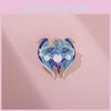 Unique Blue Dragon Seven Star Metal Brooch For Stylish Fashionable Accessories