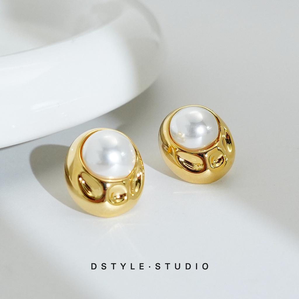 Серьги-гвоздики из камня тигровый глаз с жемчугом, свадебные серьги для подружек невесты, модные, легкие, роскошные, элегантные, серьги Майяра